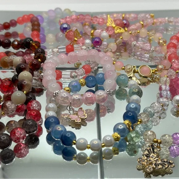 Buy now Beaded stretch bracelet pick color - Picture 1 of 2